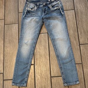 Miss Me Blue Straight Leg Jeans